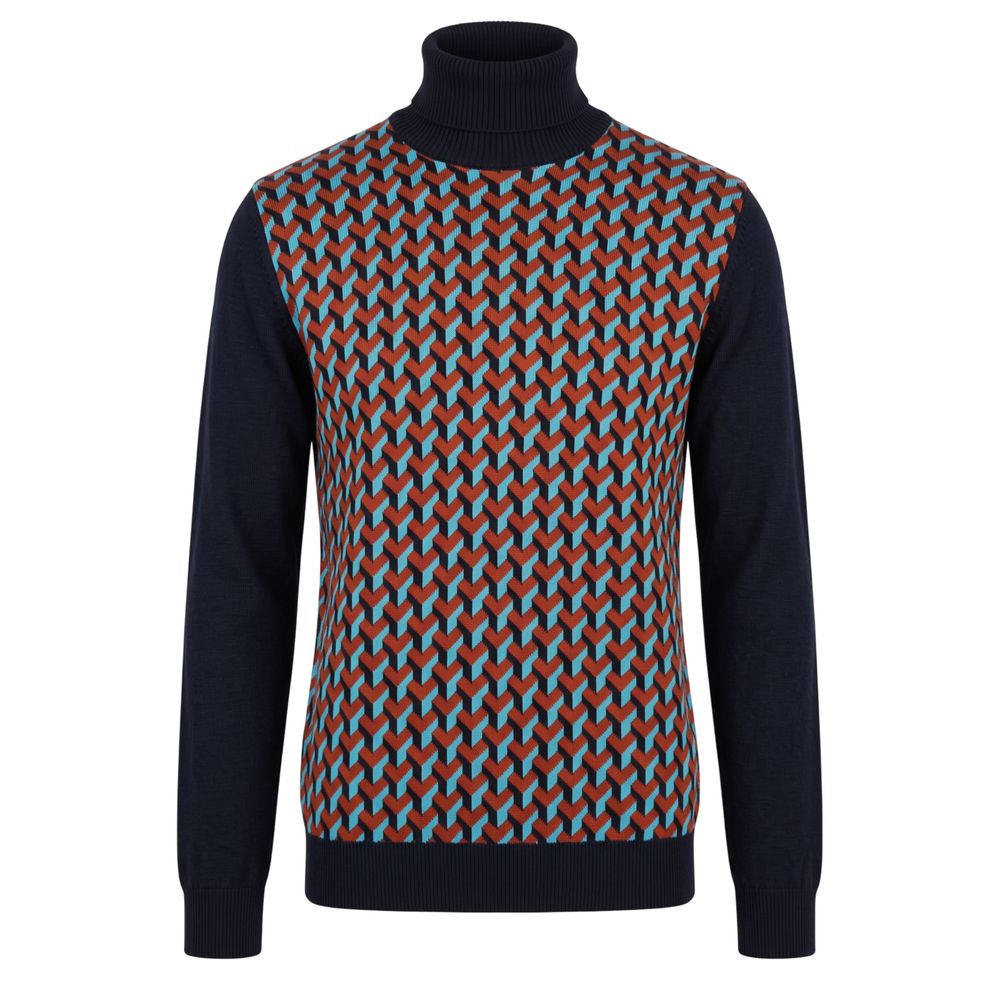 Red Wool Men's Sweater