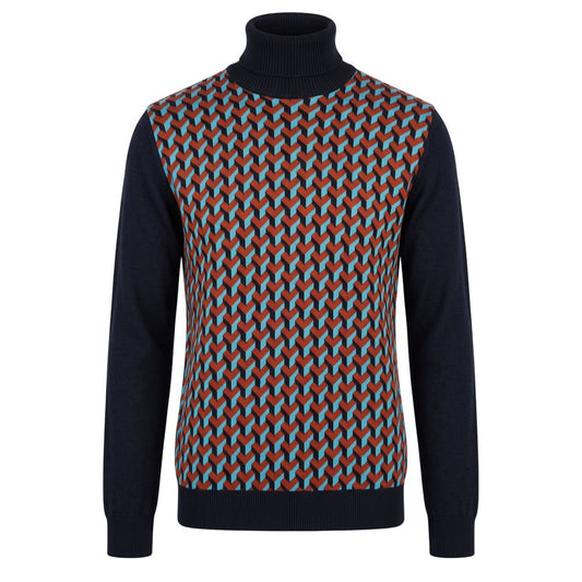 Red Wool Men's Sweater