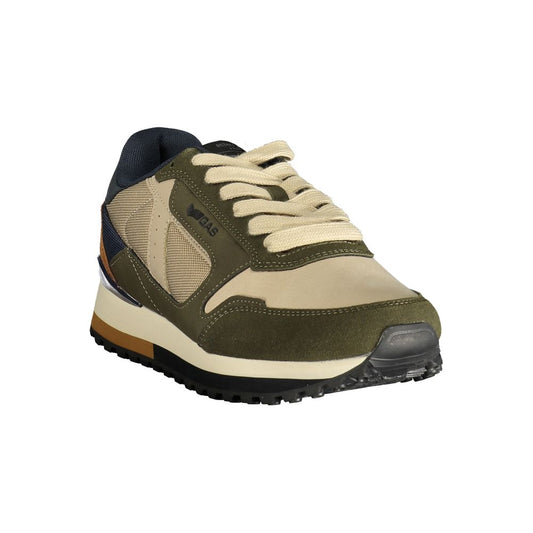 Beige Polyurethane Men Sneaker