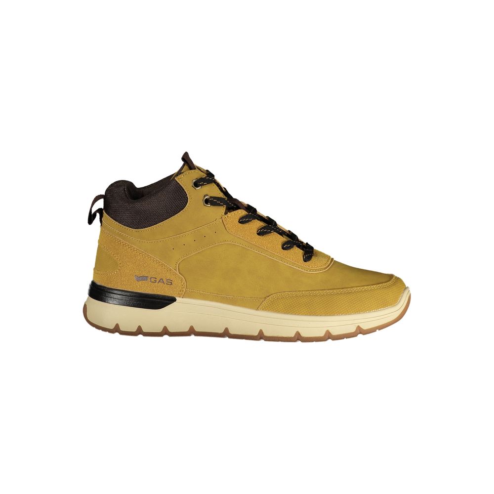 Brown Polyurethane Men's Boot