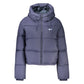 Blue Polyester Womens Jacket