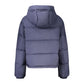 Blue Polyester Womens Jacket