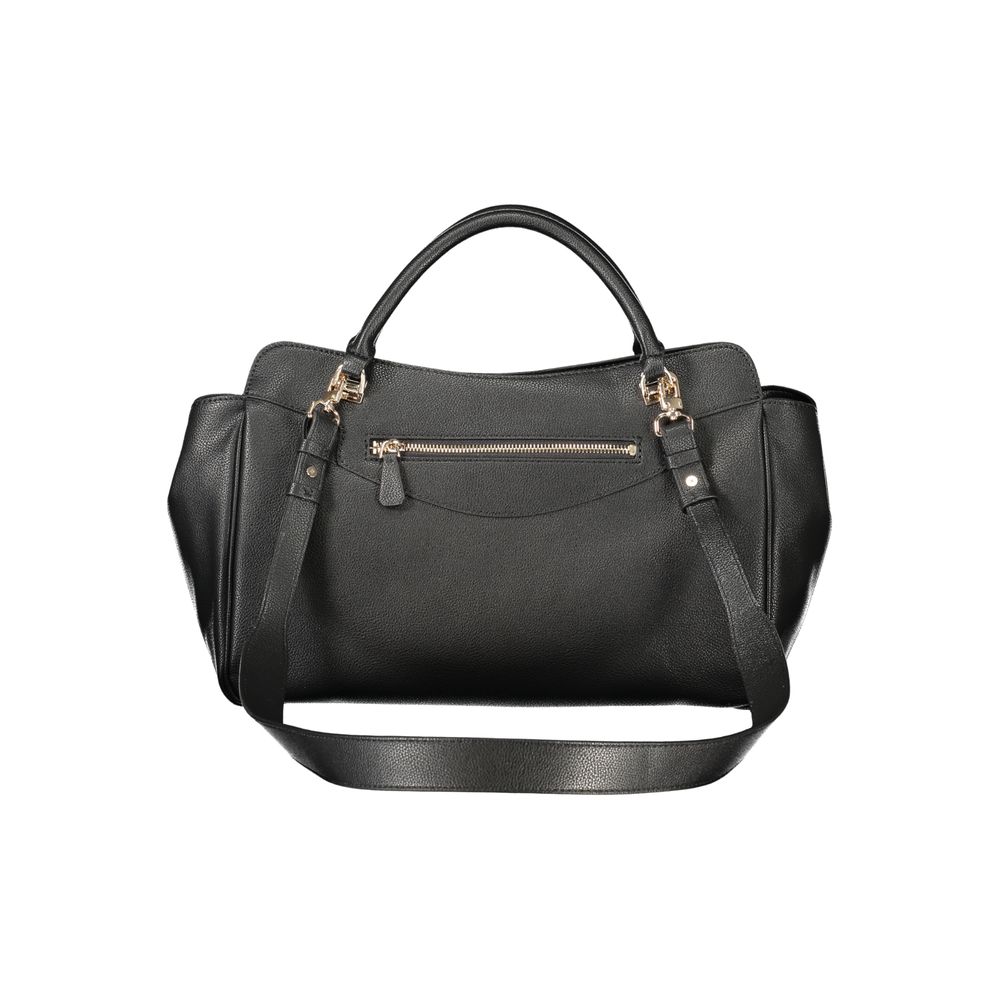Black Polyurethane Women's Bag