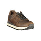 Brown Polyurethane Men's Sneaker