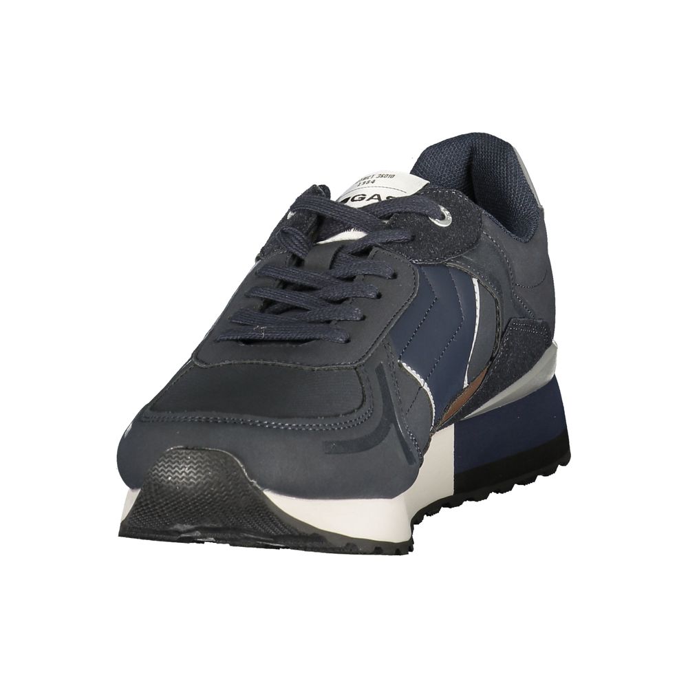 Blue Polyurethane Men's Sneaker