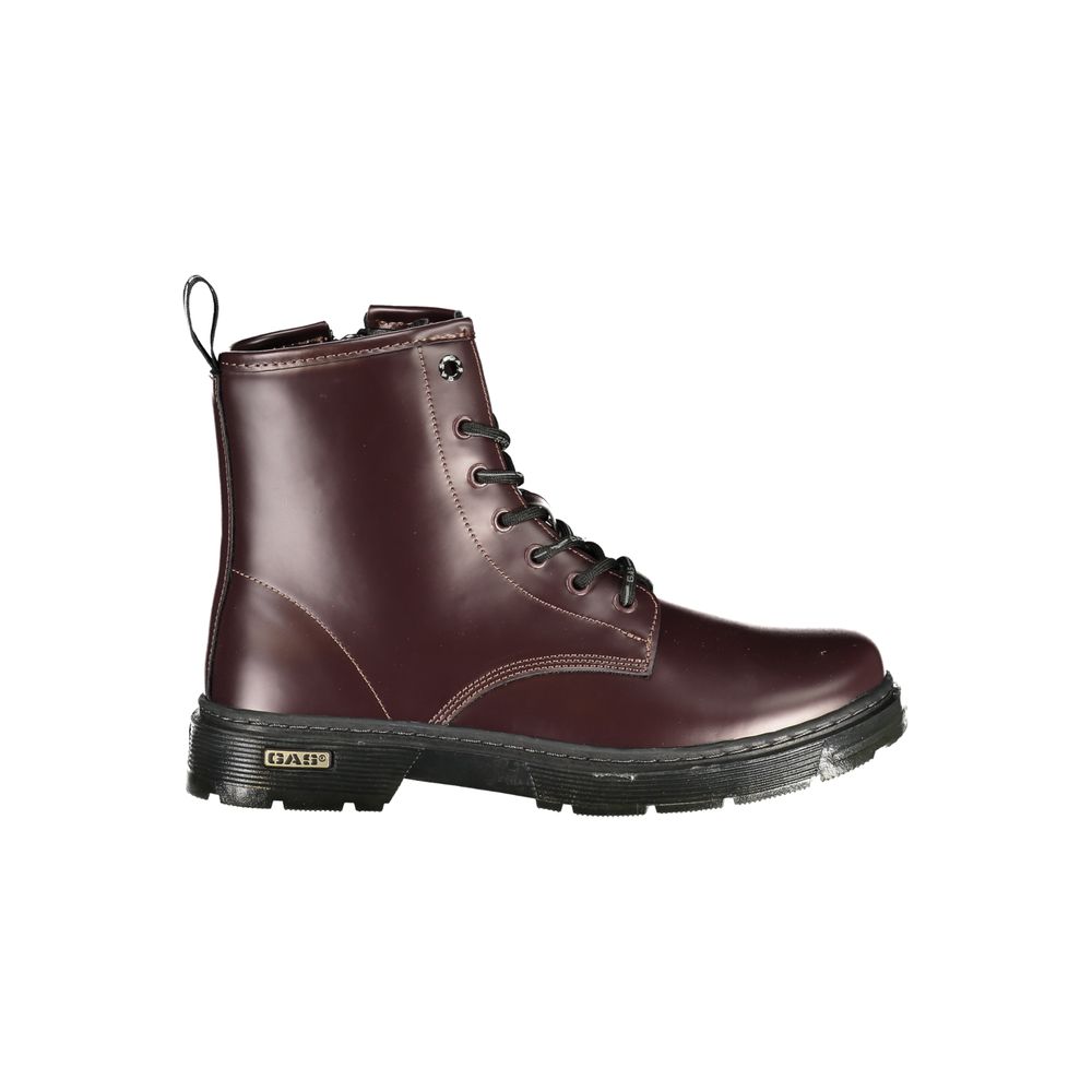 Red Polyurethane Women's Boot