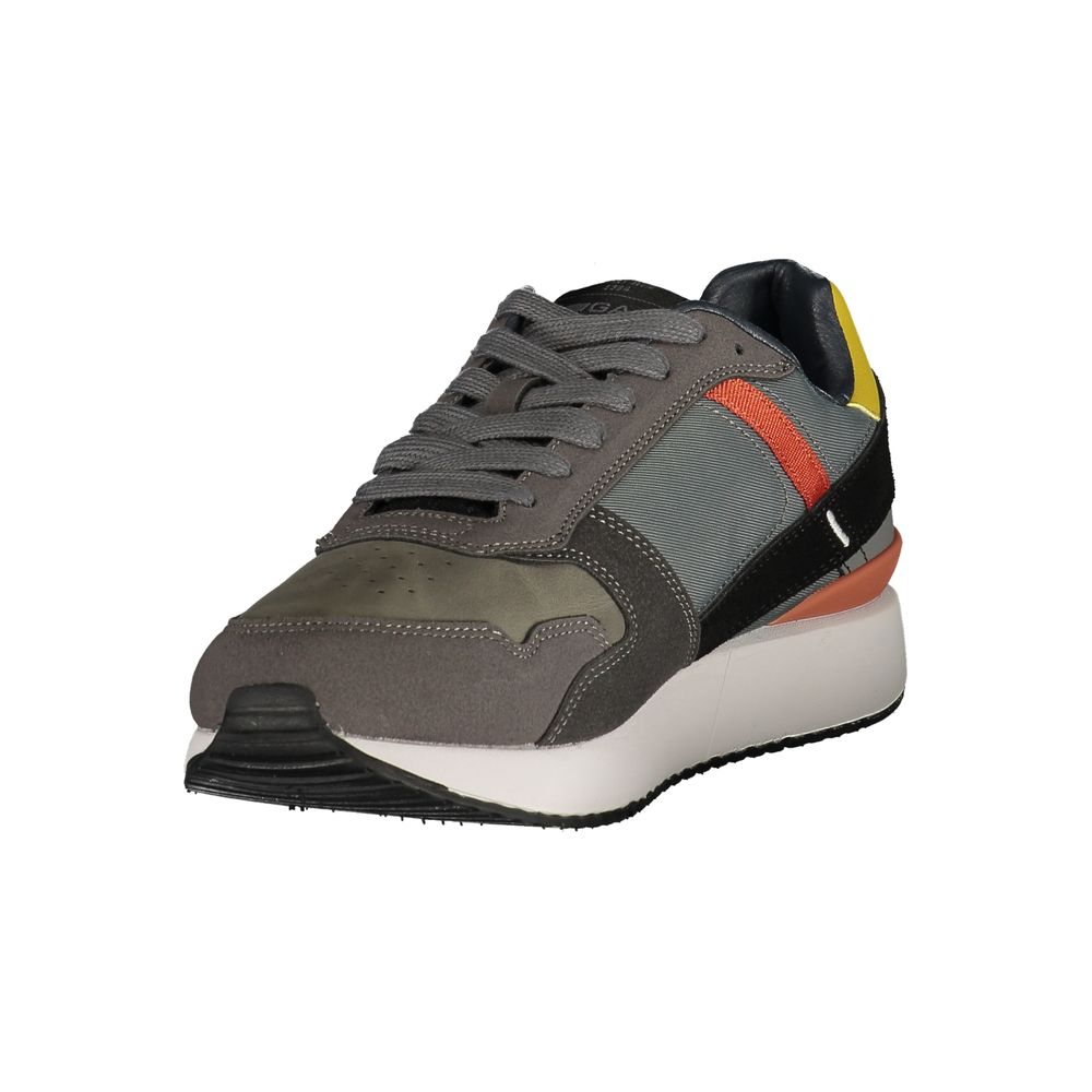 Grigio Polyurethane Uomo Sneaker