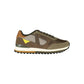 Brown Polyurethane Men's Sneaker