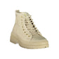Beige Polyurethane Women's Boot