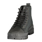 Black Polyurethane Men's Boot