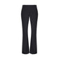 Black Acetate Flared Pants