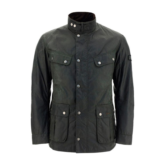 Bicolor Cotton Shell Jacket