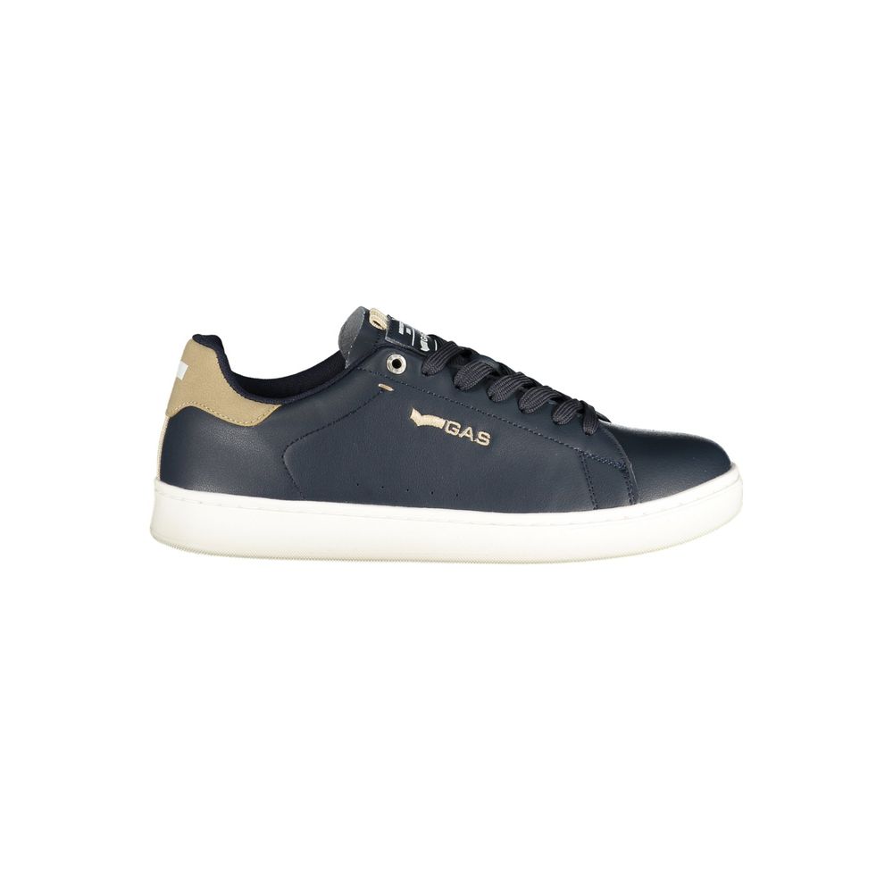 Blu Polyurethane Men's Sneaker