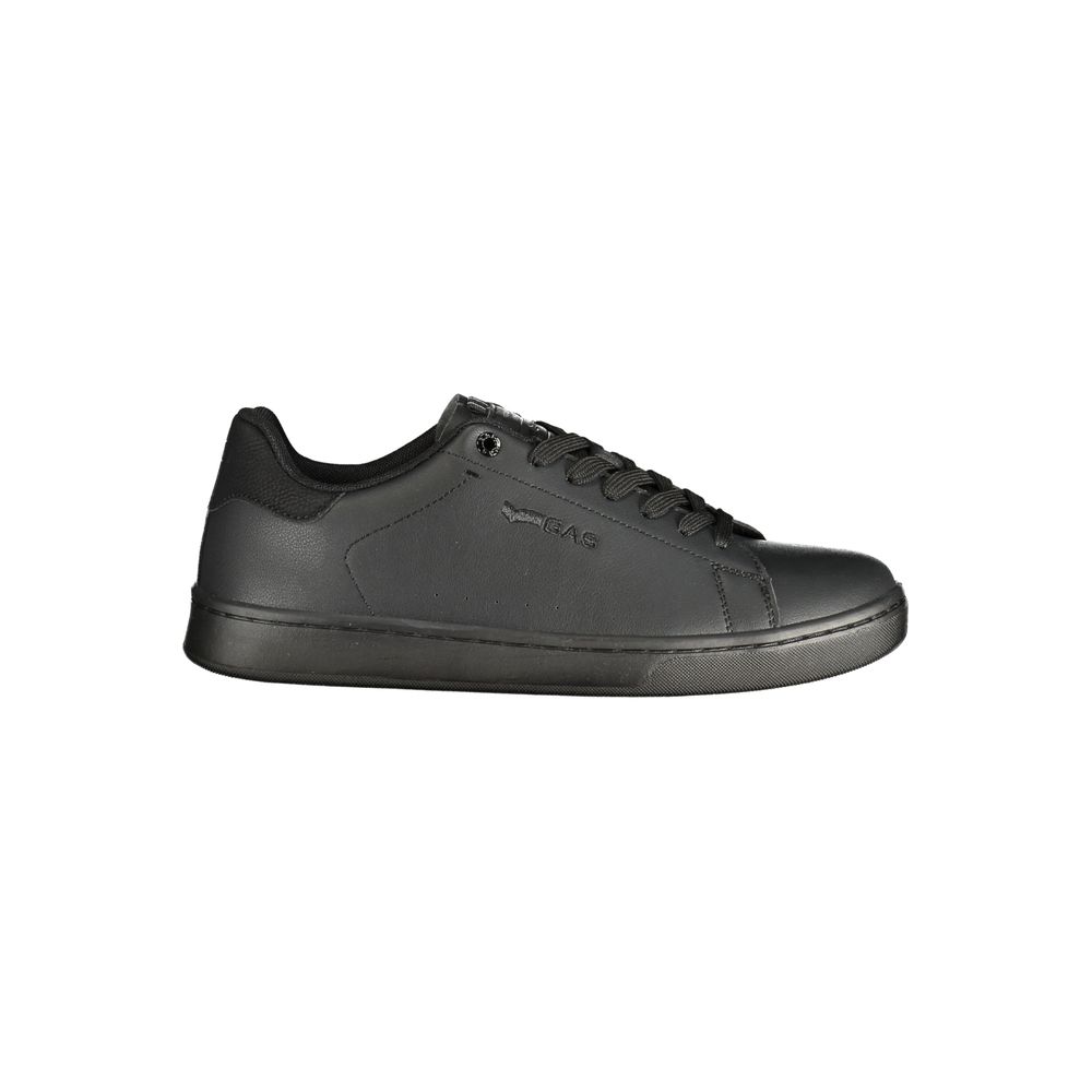 Black Polyurethane Men's Sneaker