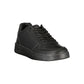Black Polyurethane Men Sneaker