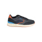 Blue Polyurethane Men's Sneaker