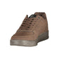 Brown Polyurethane Men's Sneaker