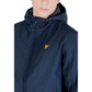 Blue Polyester Parka
