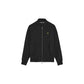 Black Polyester Full-Length Jacket