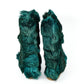 Teal Fur Women's Shoe