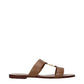 Brown Leather Slippers