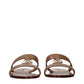 Brown Leather Slippers