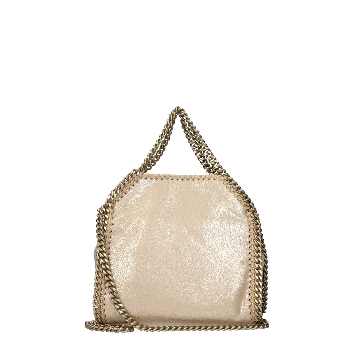 Gold Leather Handbag