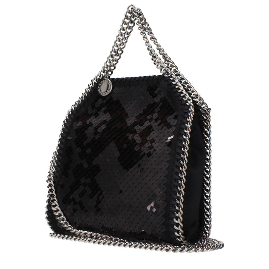 Black Fabric Handbag