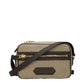 Beige Fabric Crossbody Bag
