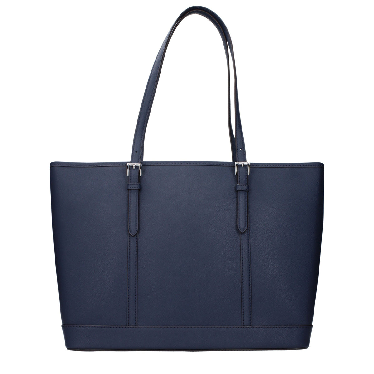 Blue Leather Shoulder Bag