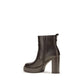 Brown Calf Leather Bos Taurus Ankle Boots