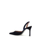 Blue Velvet High Heel Pumps
