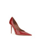 Red Calf Leather Bos Taurus High Heel Pumps
