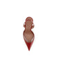 Red Goatskin High Heel Pumps