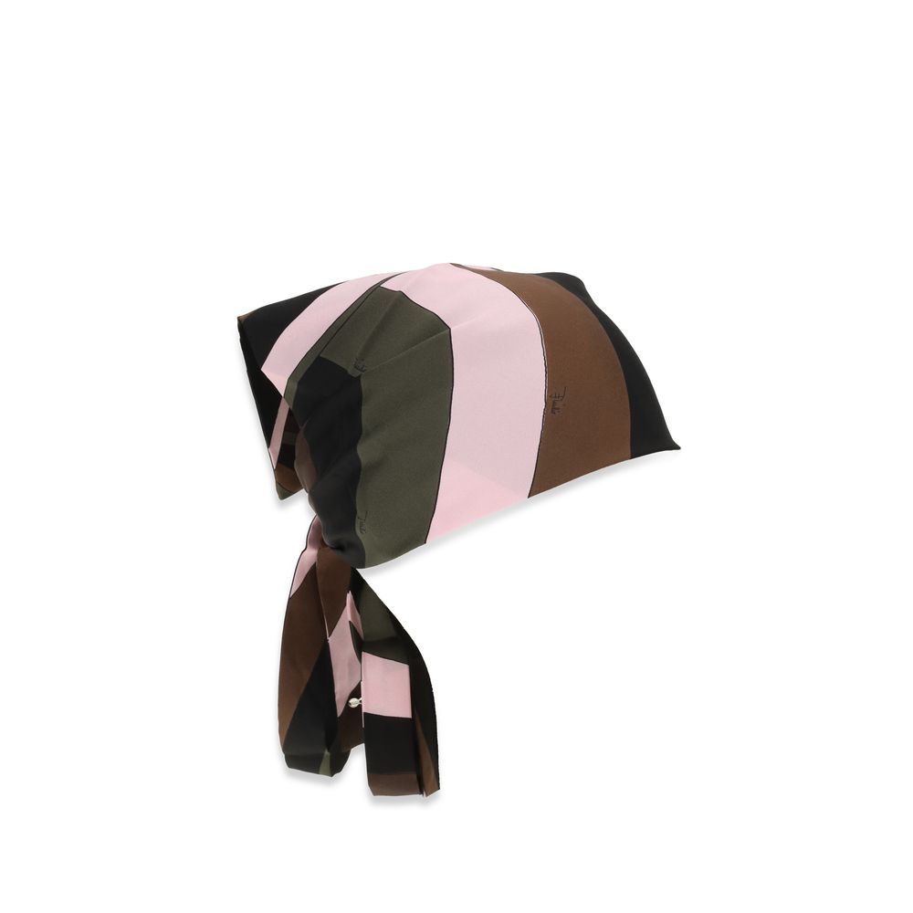 Multicolor Silk Foulard