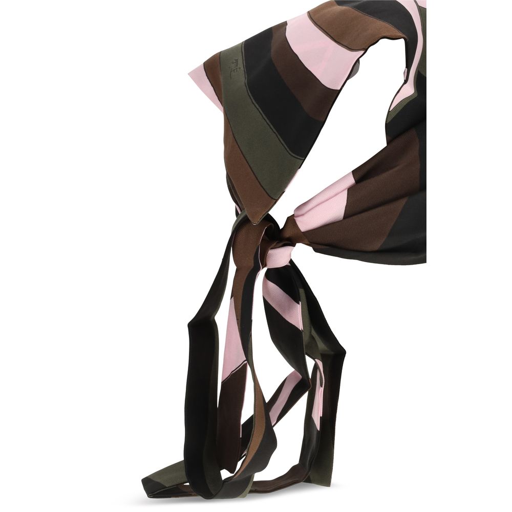 Multicolor Silk Foulard