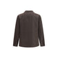 Brown Wool Oves Aries Full-Length Jacket