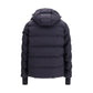 Blue Polyamide Full-Length Jacket