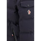 Blue Polyamide Full-Length Jacket