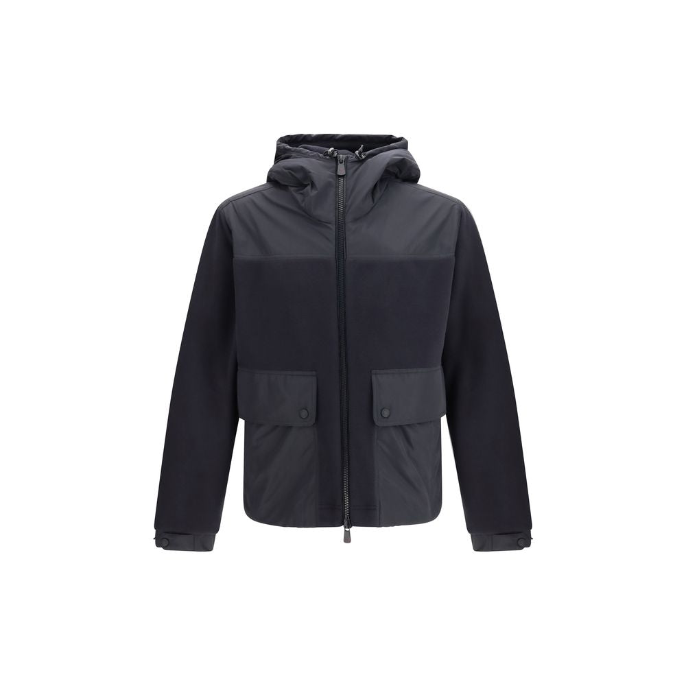 Black Polyester Sweatshirt
