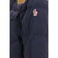 Blue Polyamide Full-Length Jacket