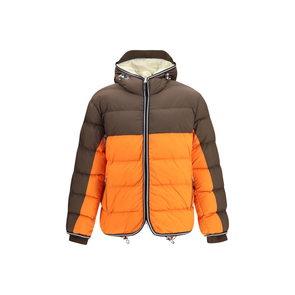 Multicolor Recycled Polyester Full-Length Jacket