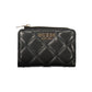 Black Polyurethane Women's Wallet