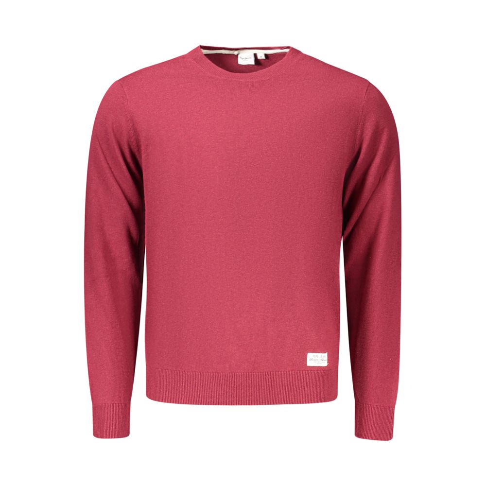 Red Cotton Mens Sweater