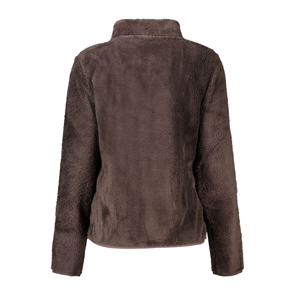 Brown Polyester Women's Sweatshirt