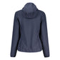 Blue Polyester Women's Jacket