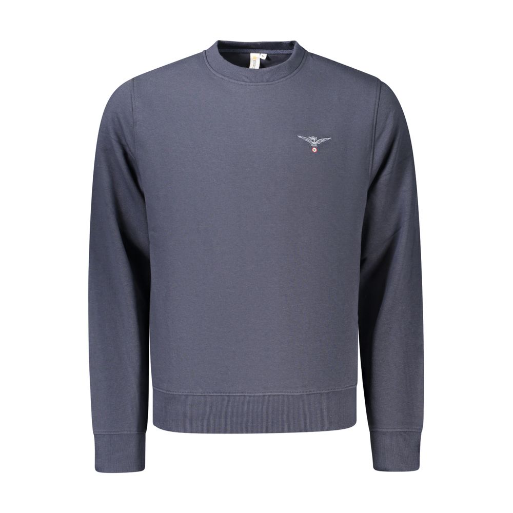 Blue Cotton Men's Sweatshirt