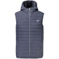 Blue Polyester Men's Jacket