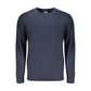 Blue Cotton Men's Top