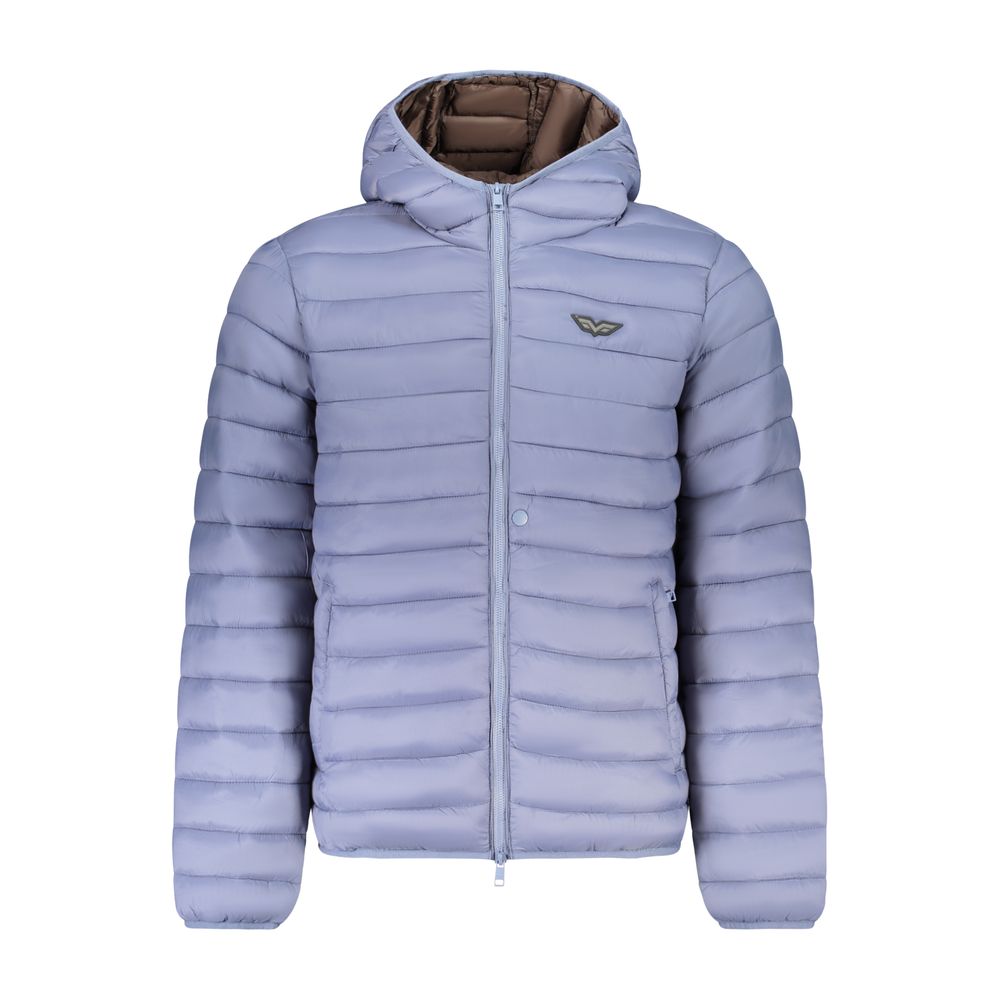 Blue Polyamide Men's Jacket